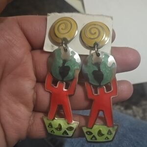 Colorful Earth Earrings